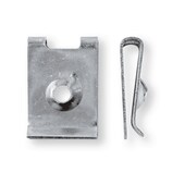 Clip écrou 24x16mm pour vis diamètre 4,8 épaisseur de tôle 0,5-3,5mm